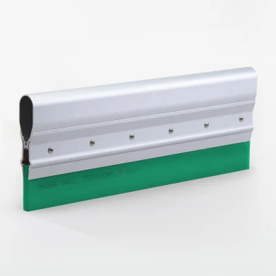 Aluminum squeegee for plastisol paints (75 Shore)