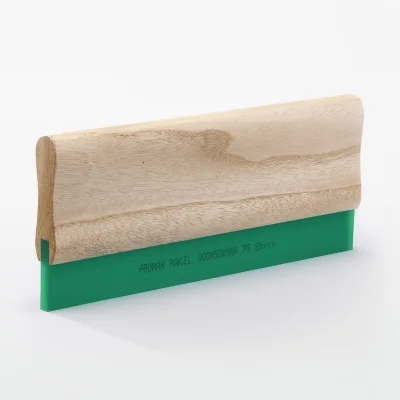 Wooden squeegee for plastisol paints (75 Shore)
