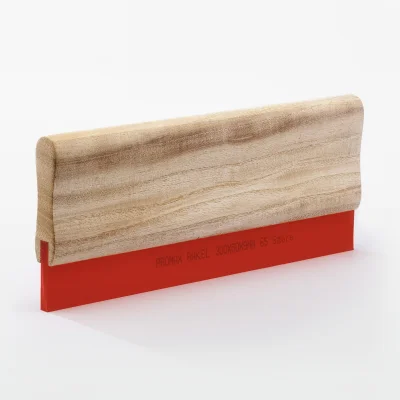 Wooden squeegee for water-based paint (65 Shore)