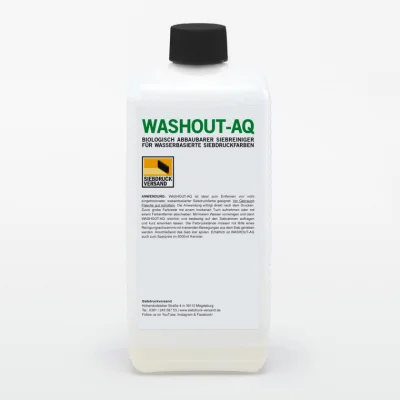 Screen cleaner for water-based paint 