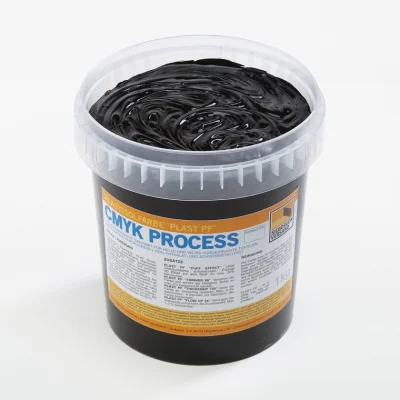 Plastisol ink for printing CMYK [black]