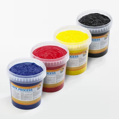 Plastisol ink for CMYK printing [set]