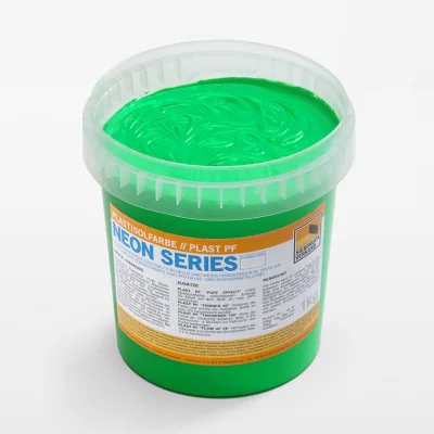 Fluorescent plastisol paint [neon green]