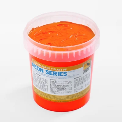 Fluorescent plastisol paint [neon orange]