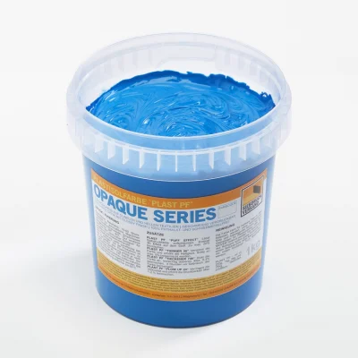 Plastisol opaque paint [cyan blue]