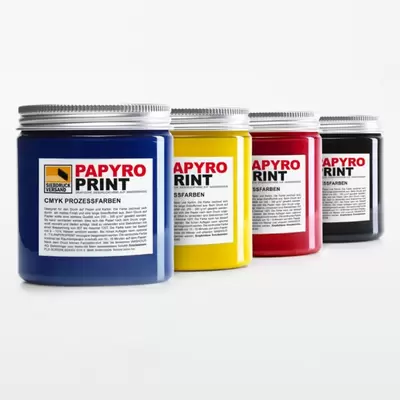 CMYK paper and cardboard paint [set]