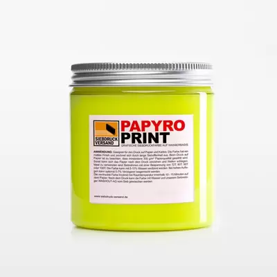 Paper and cardboard paint [neon yellow]
