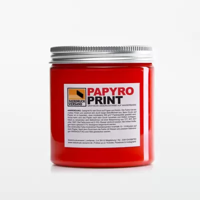 Paper and cardboard paint [red]
