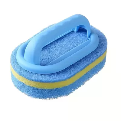 Cleaning sponge with handle