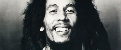 Smiling Bob Marley